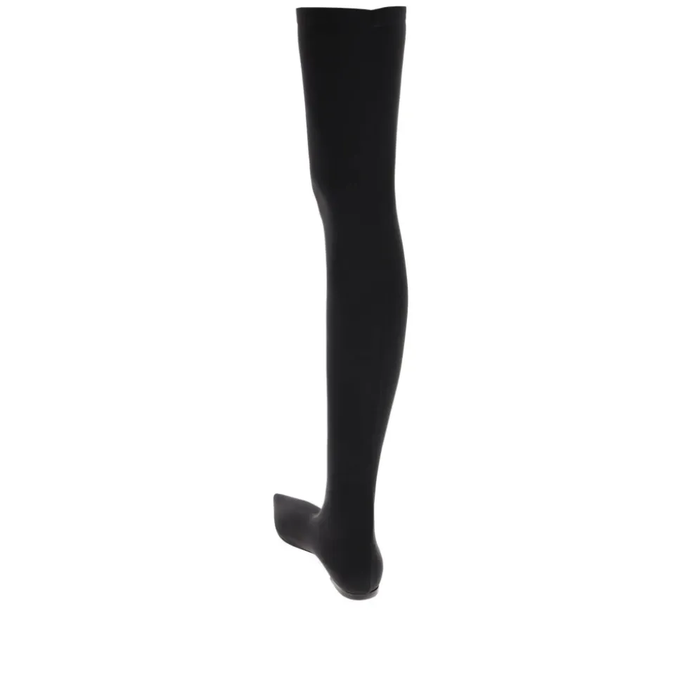Dolce & Gabbana Stretch Jersey Thigh High Boots