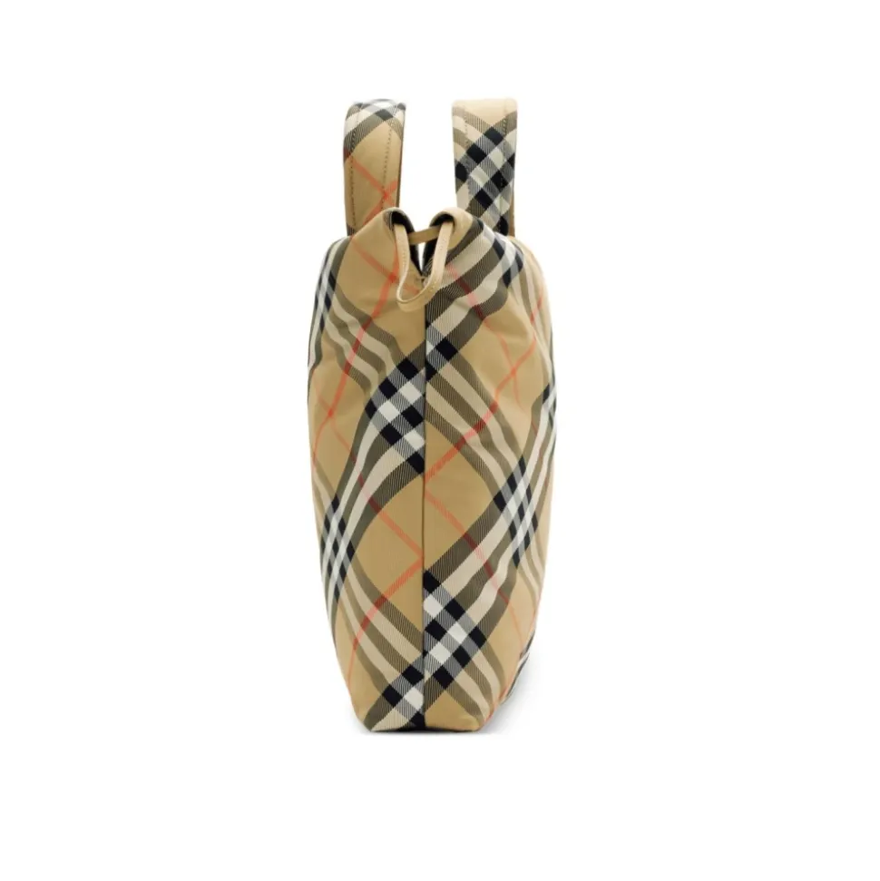 Drawstring Check Tote