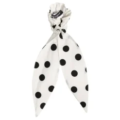 Elastico per capelli con foulard a pois