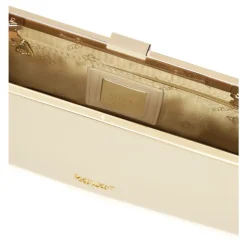 Elegante borsa con telaio in metallo
