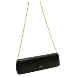 Elegante pochette nera con forma oblunga