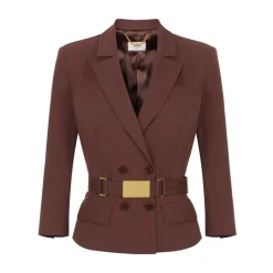 Elisabetta Franchi Giacche Marrone