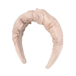 Fascia per capelli in nylon rosa cipria