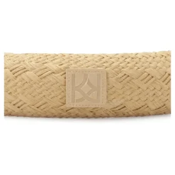 Fascia per capelli in paglia di carta marrone chiaro