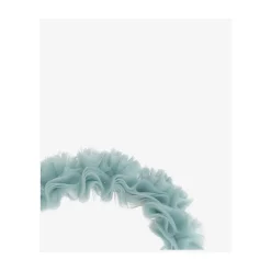 Fascia per capelli in tulle con dettaglio a balze