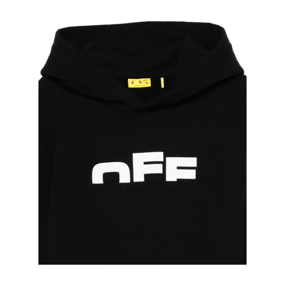 Felpa con Cappuccio Classica Nera