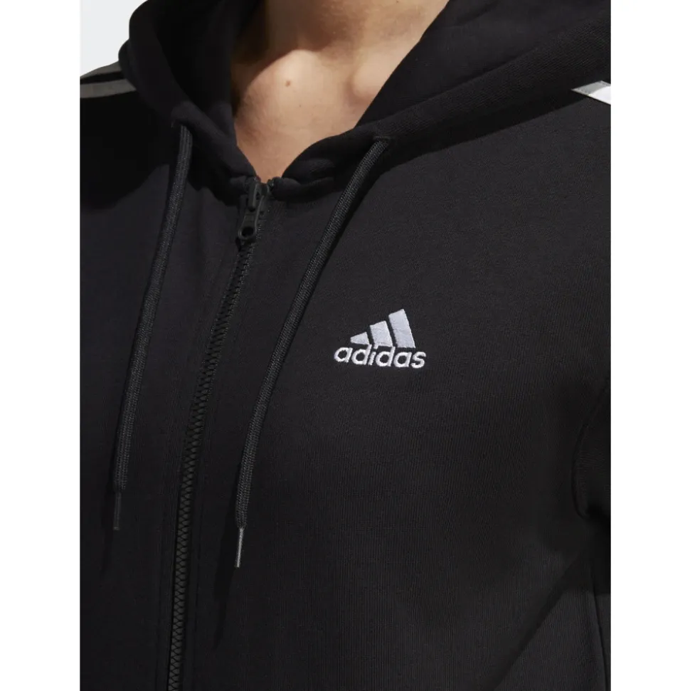 FELPA CON CAPPUCCIO ESSENTIALS 3-STRIPES
