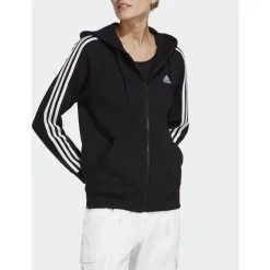 FELPA CON CAPPUCCIO ESSENTIALS 3-STRIPES