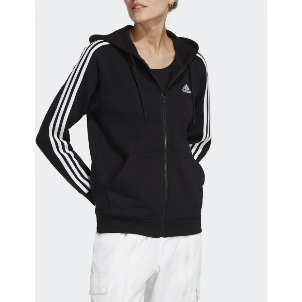 FELPA CON CAPPUCCIO ESSENTIALS 3-STRIPES