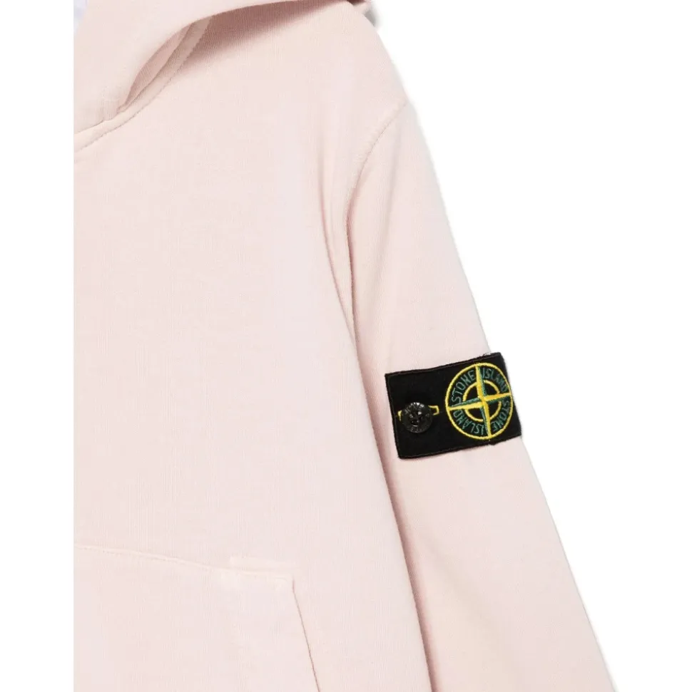 Felpa con Cappuccio Rosa Viola Donna