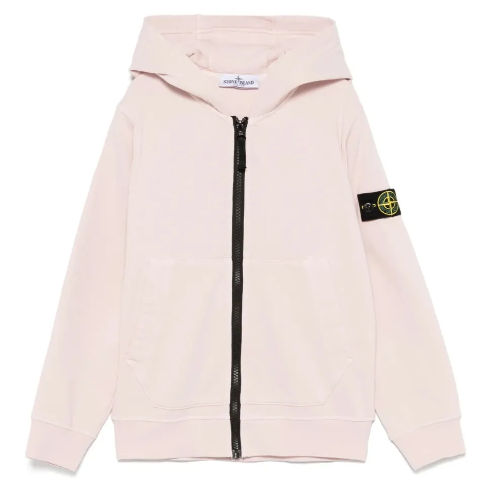 Felpa con Cappuccio Rosa Viola Donna