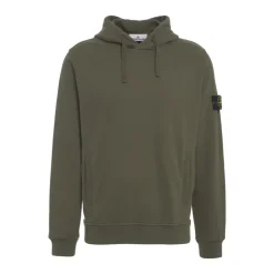 Felpa con Cappuccio Verde AW25