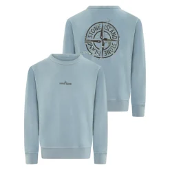 Felpa con logo Compass in Blu