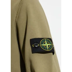 Felpa Girocollo con Patch Logo