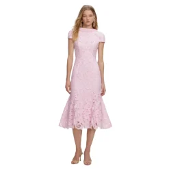 Fine Lace Midi Dress