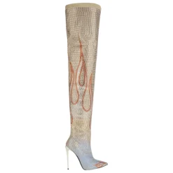 Flame Over-knee Boots