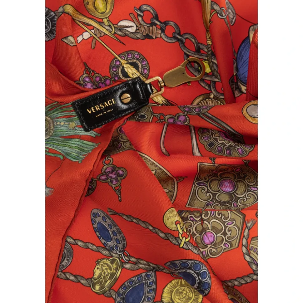 Foulard en soie imprimé Broken Jewels