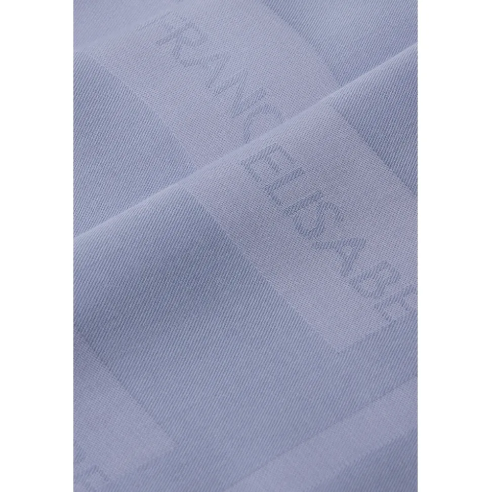 Foulard in viscosa e modal con righe jacquard