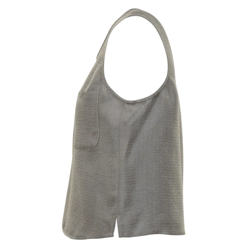 Geometric-motif Tank Top