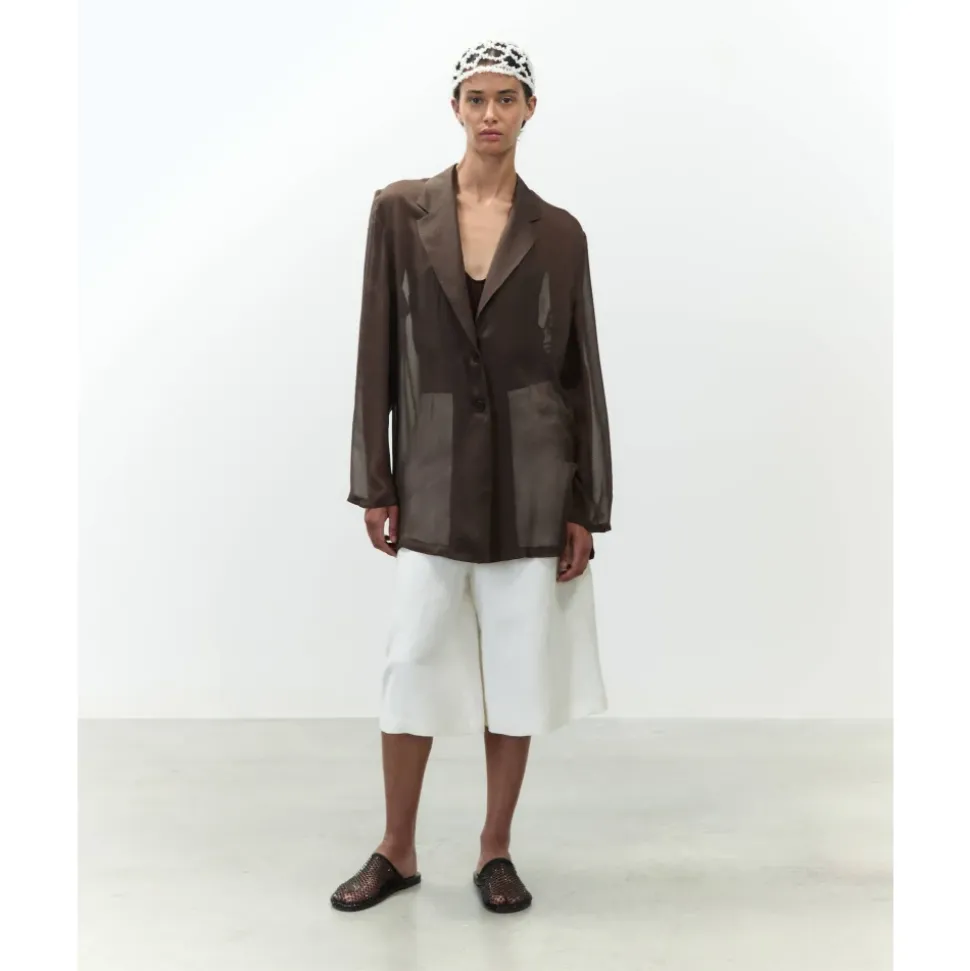 Giacca Chiffon Sciolta
