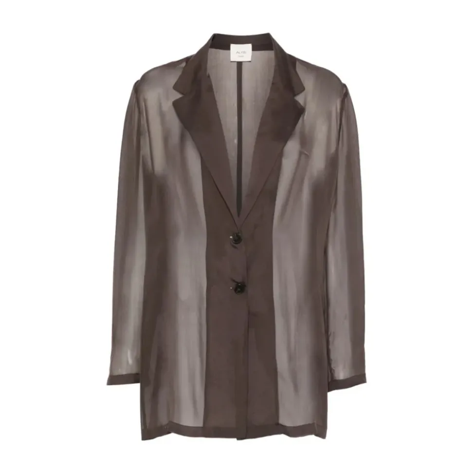 Giacca Chiffon Sciolta