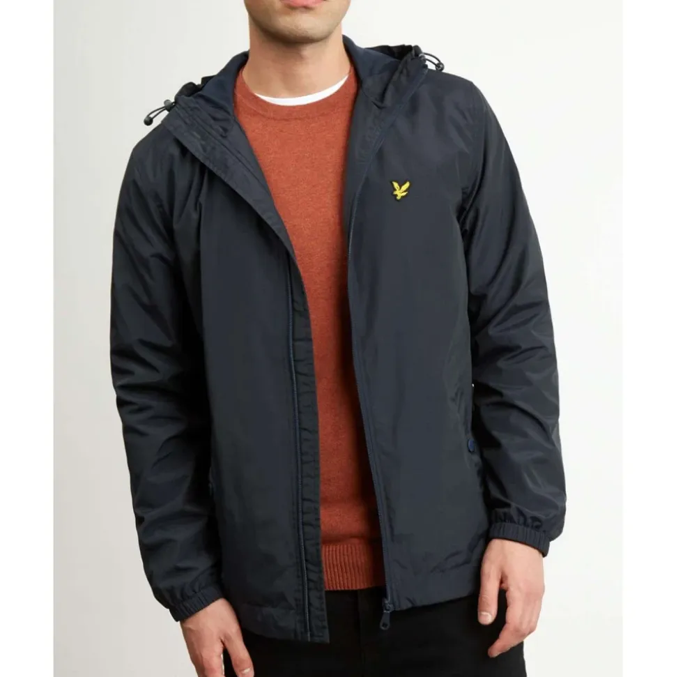 Giacca con cappuccio con zip integrale
