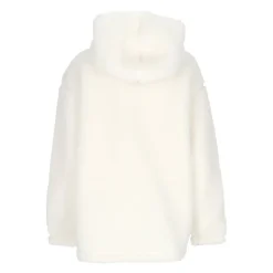 Giacca in pile con logo