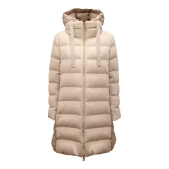 Giacca in Seta e Cashmere con Cappuccio Rimovibile