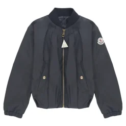 Giacca Nera con Patch Ricamata