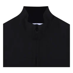 Gilet nero per bambini con toppa logo