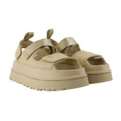 Goldenglow Embossed Sandals