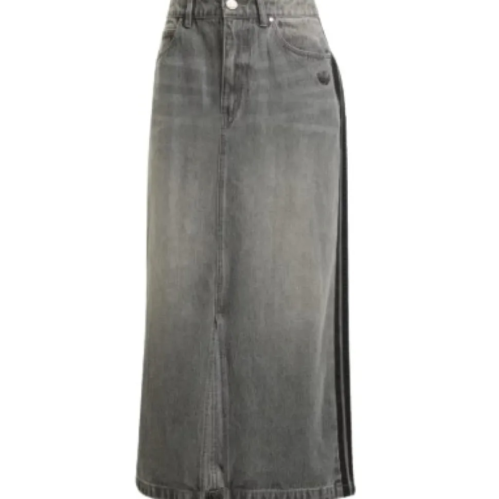 Gonna lunga in denim
