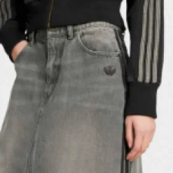 Gonna lunga in denim