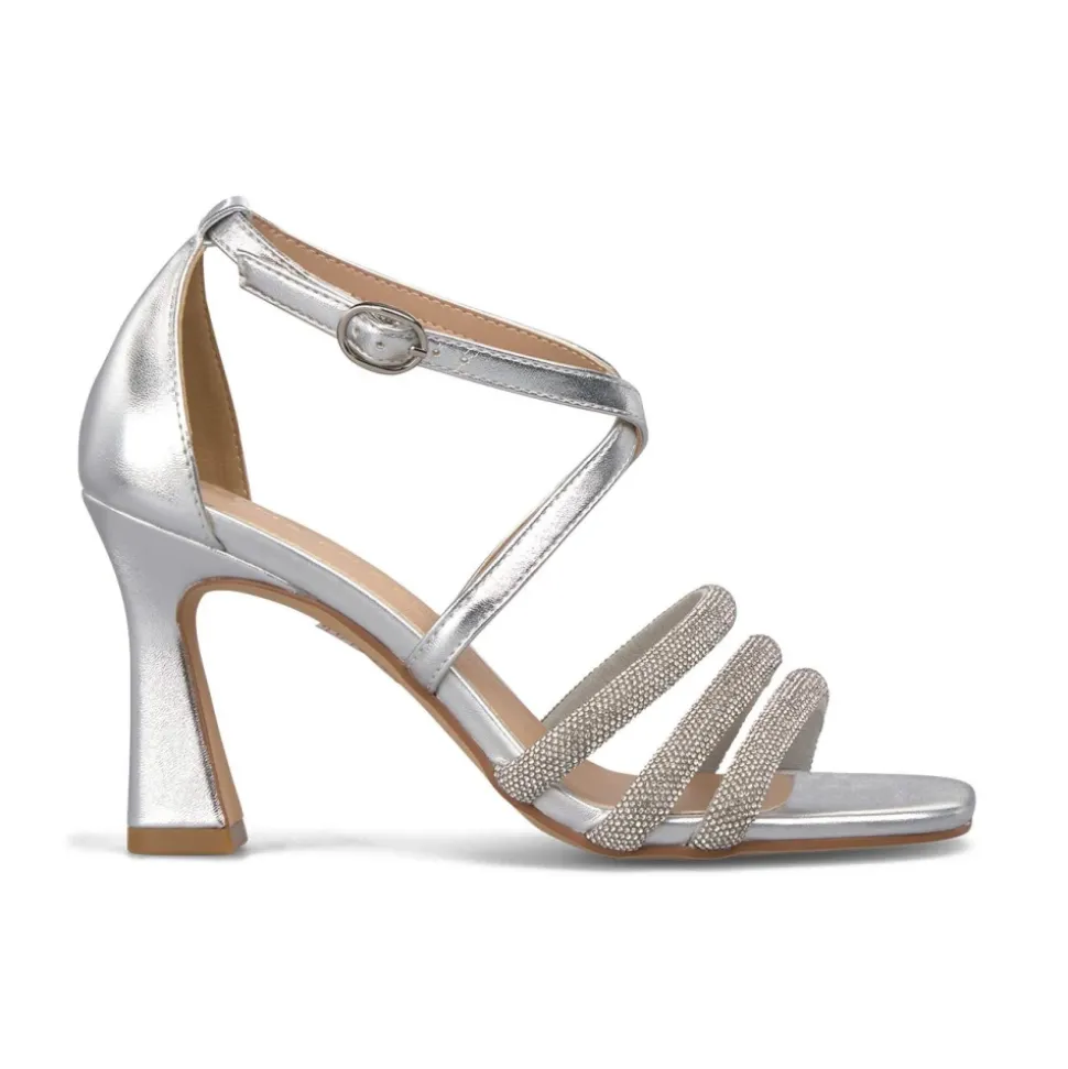 Half Sandal With Multiple Tubular Straps