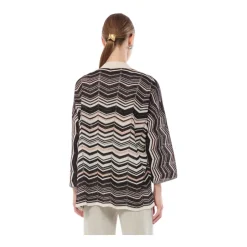 Jacquard Trapeze Cardigan