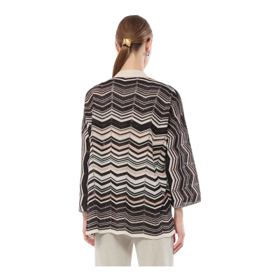 Jacquard Trapeze Cardigan