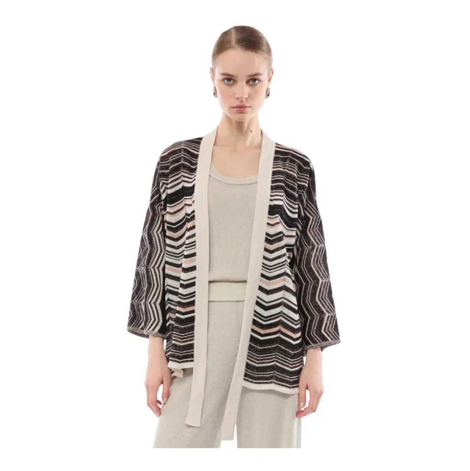 Jacquard Trapeze Cardigan
