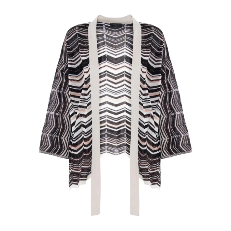 Jacquard Trapeze Cardigan