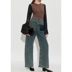 Jeans a gamba larga