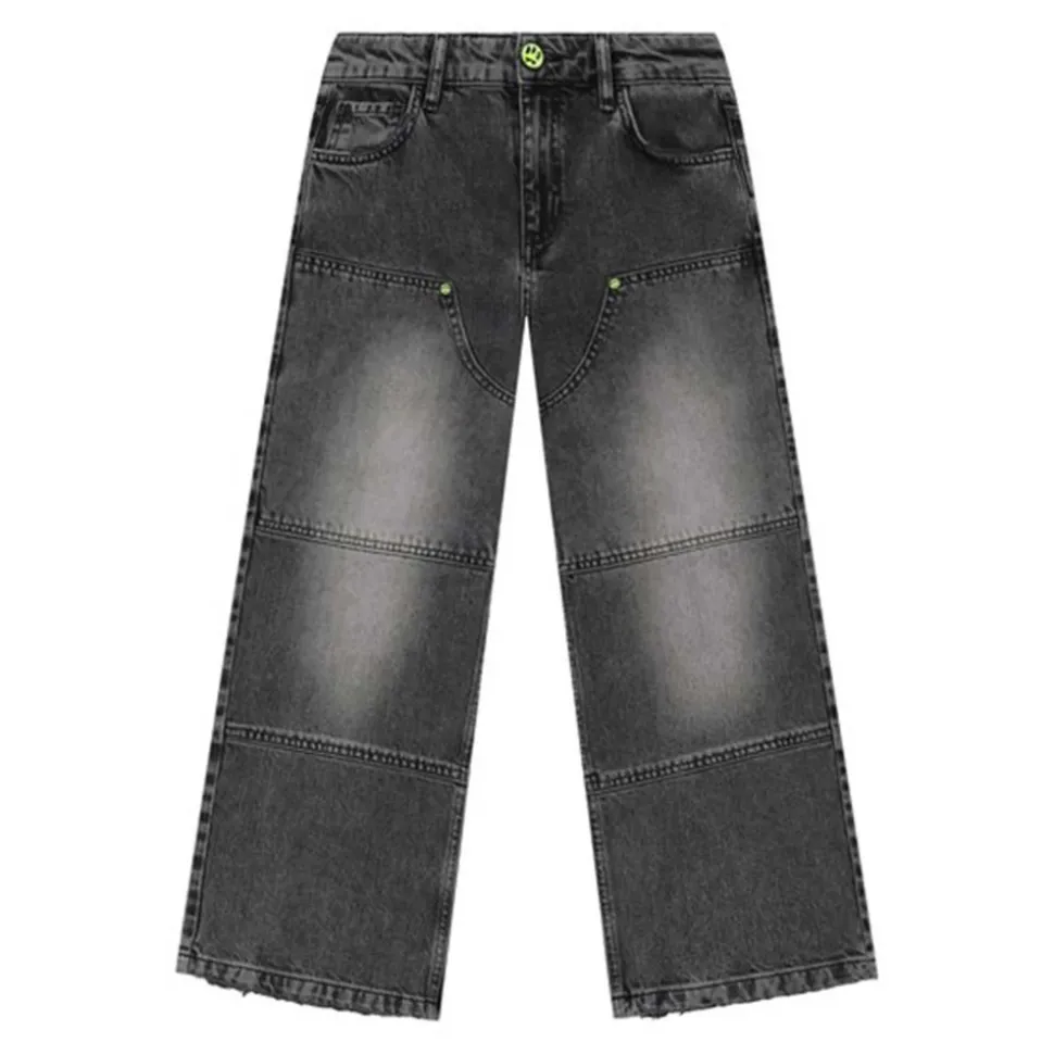 Jeans a gamba larga