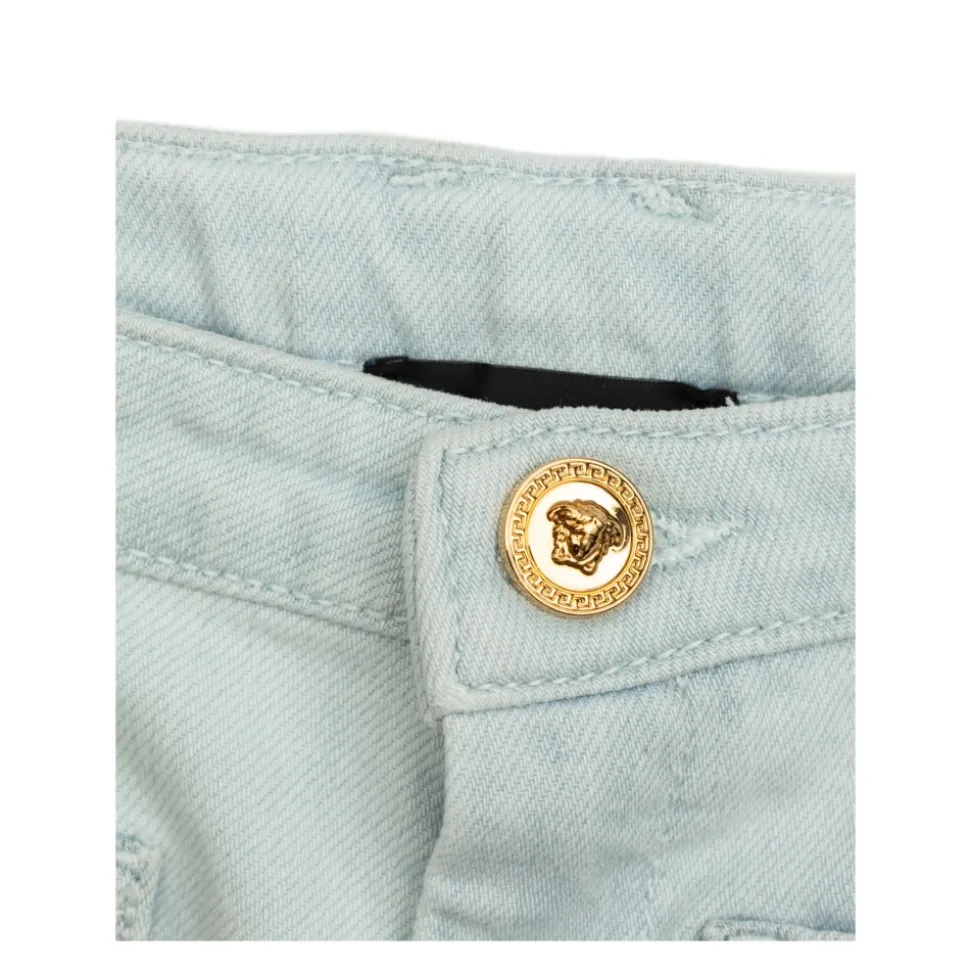 Jeans a gamba larga