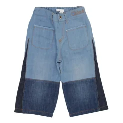 Jeans a gamba larga a vita media