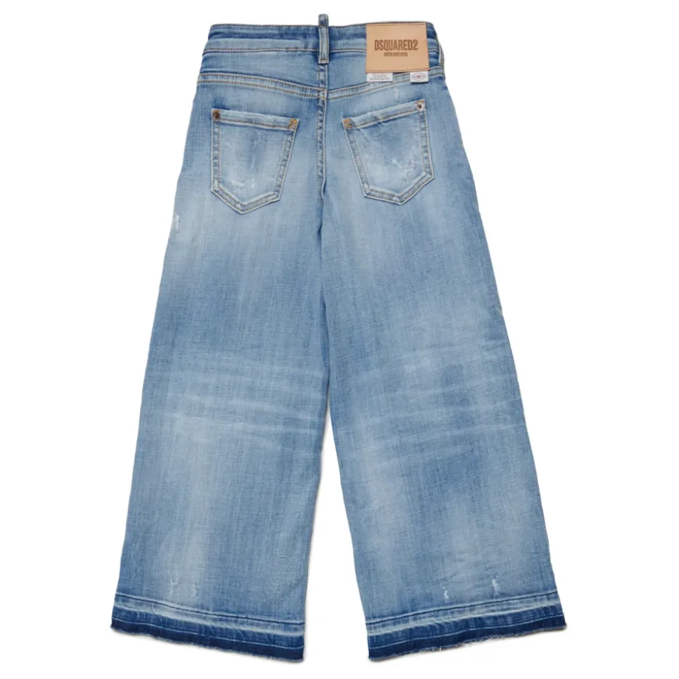 Jeans Ampi Rotti Chiari - Paige