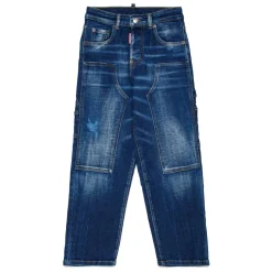 Jeans a vita alta e vestibilità ampia