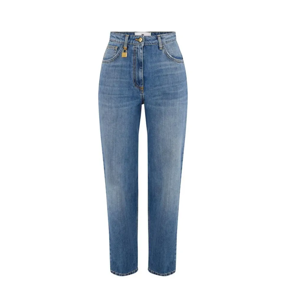 Jeans Balloon con Lucchetto Gioiello