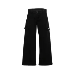 Jeans Cargo con Dettaglio Logo