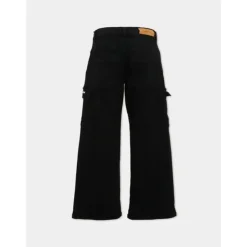 Jeans Cargo con Dettaglio Logo