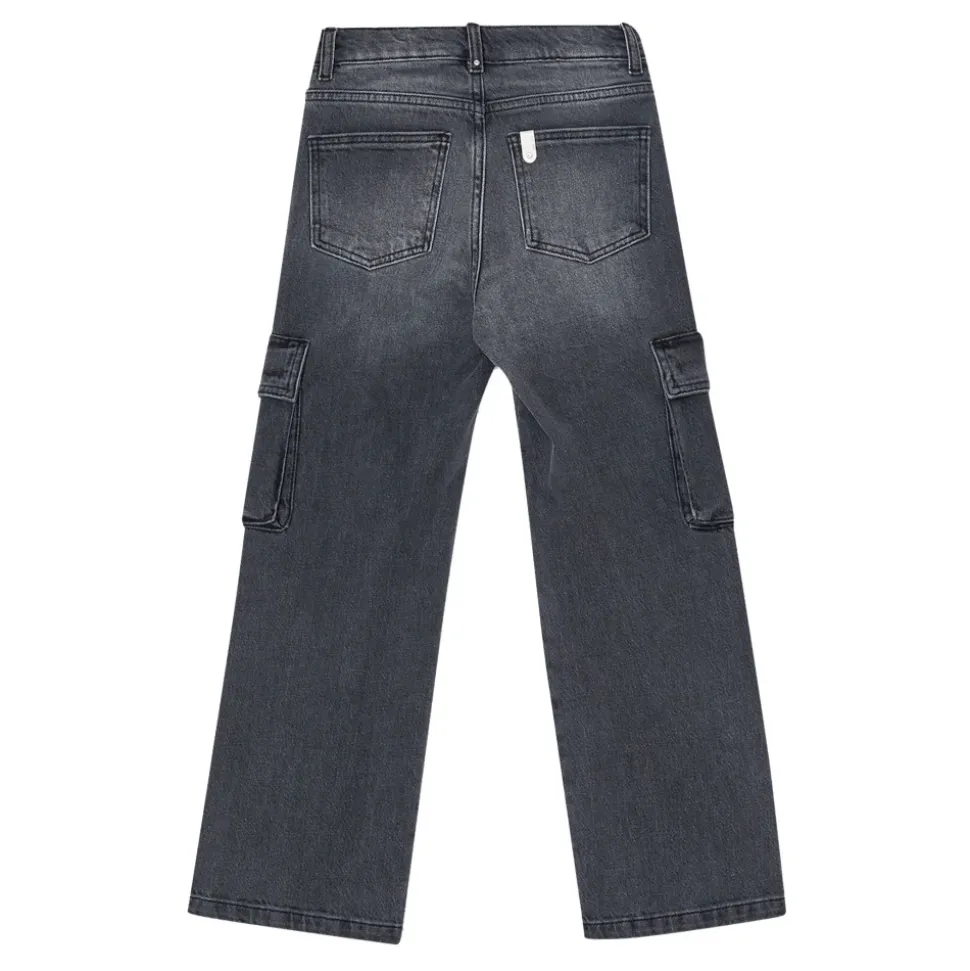 Jeans cinque tasche elasticizzato lungo