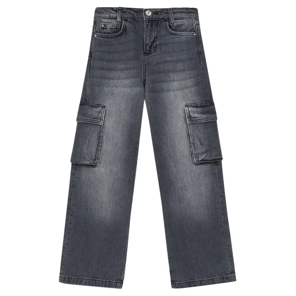 Jeans cinque tasche elasticizzato lungo