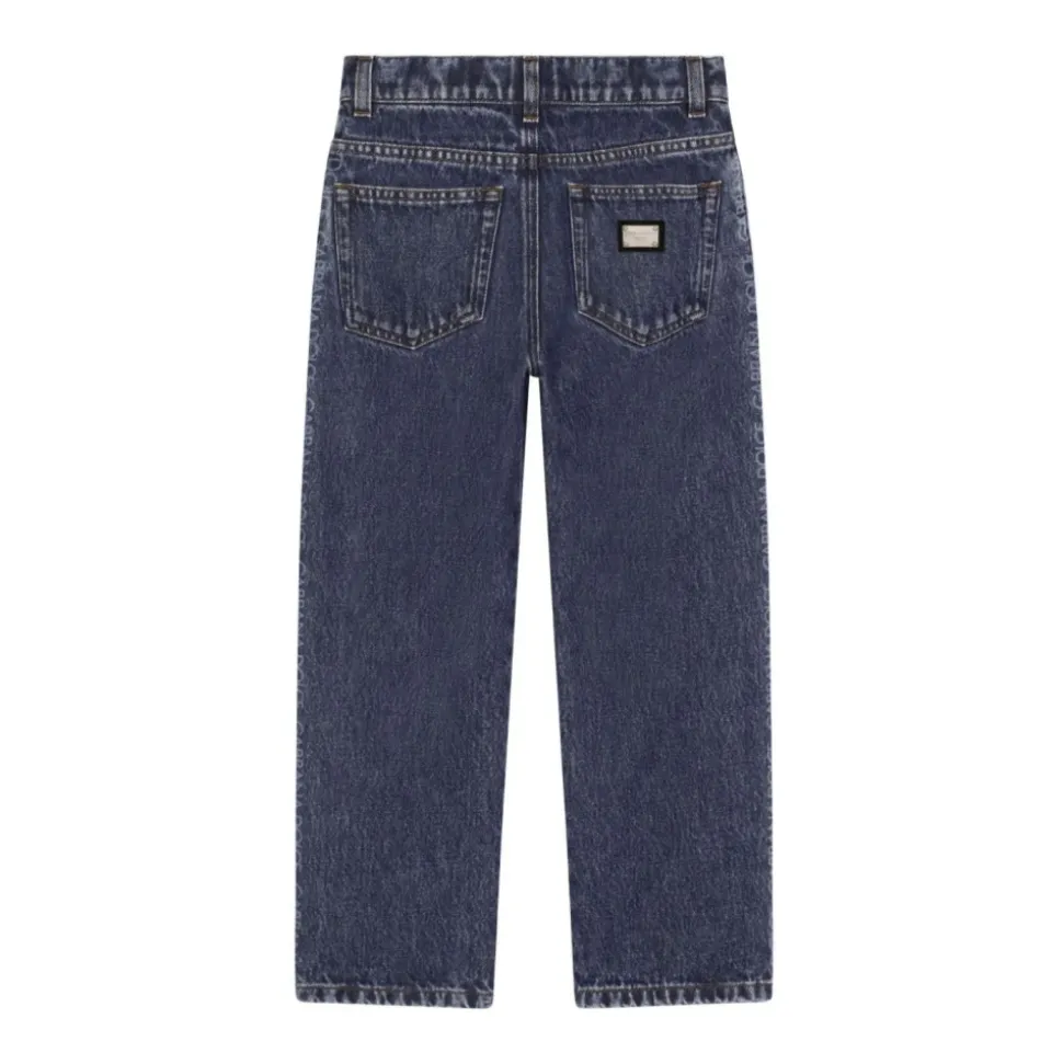 Jeans Denim con 5 Tasche alla Moda